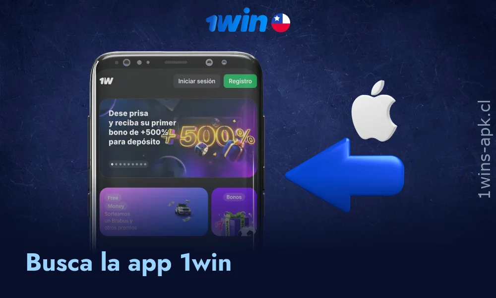 Encuentra la aplicación 1win